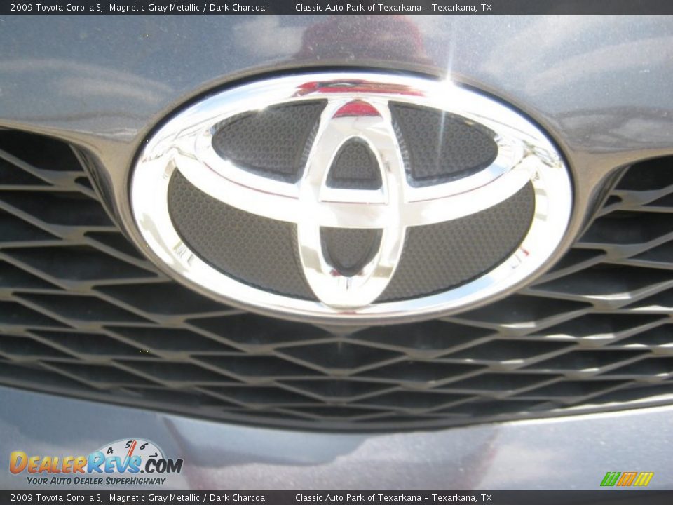 2009 Toyota Corolla S Magnetic Gray Metallic / Dark Charcoal Photo #21