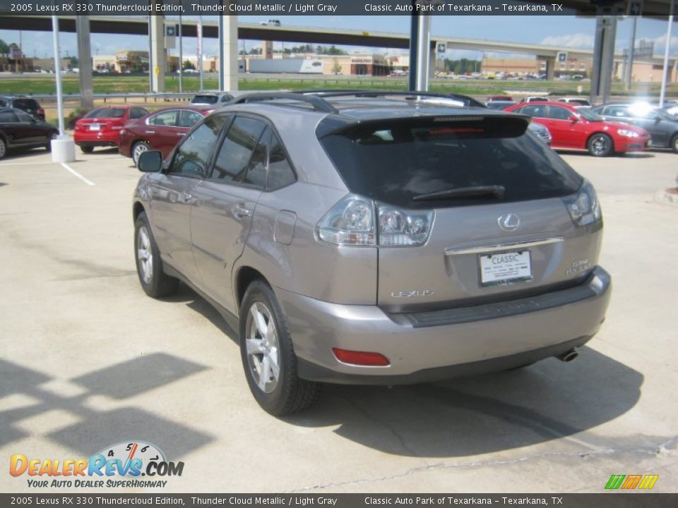 2005 Lexus RX 330 Thundercloud Edition Thunder Cloud Metallic / Light Gray Photo #3