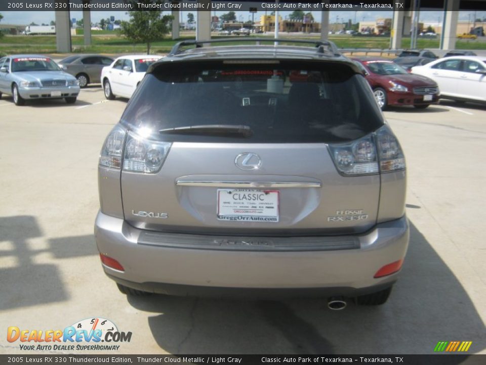 2005 Lexus RX 330 Thundercloud Edition Thunder Cloud Metallic / Light Gray Photo #4