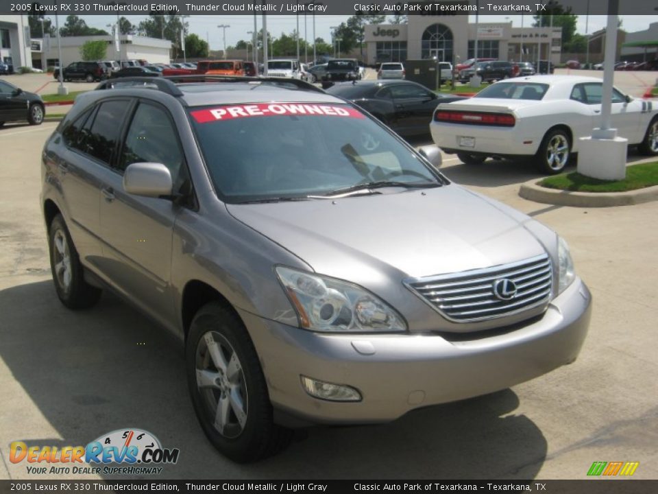 2005 Lexus RX 330 Thundercloud Edition Thunder Cloud Metallic / Light Gray Photo #7