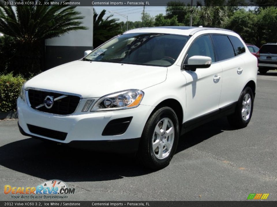 2012 Volvo XC60 3.2 Ice White / Sandstone Photo #1