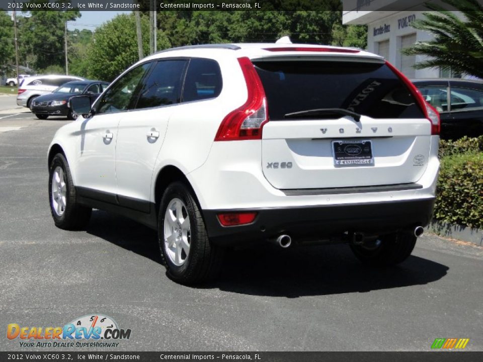 2012 Volvo XC60 3.2 Ice White / Sandstone Photo #7