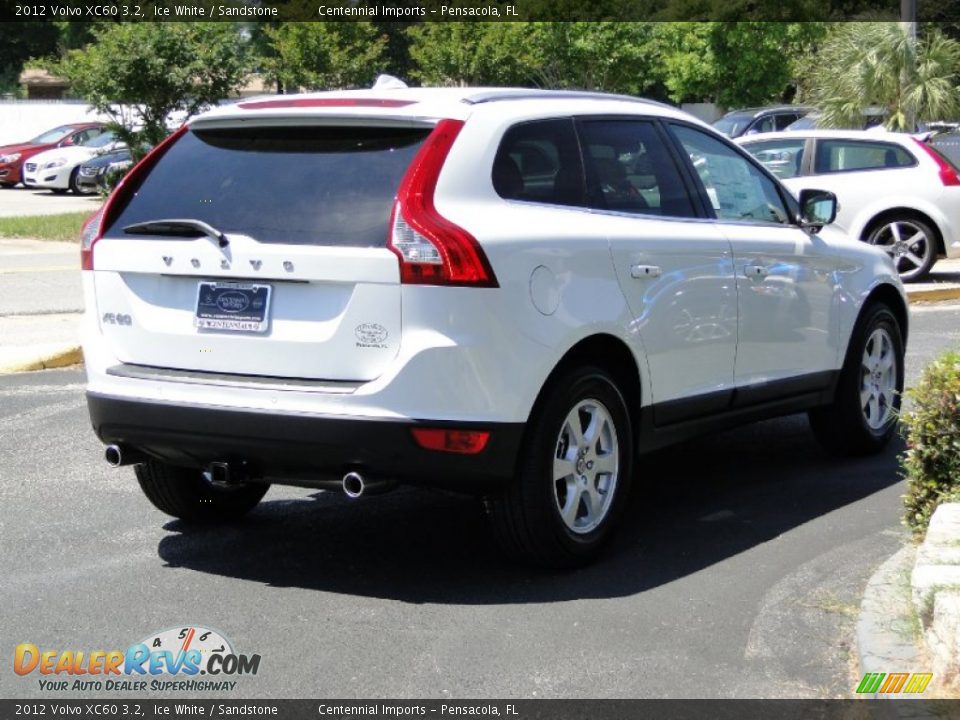 2012 Volvo XC60 3.2 Ice White / Sandstone Photo #8