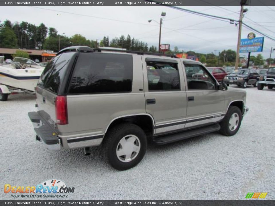 1999 Chevrolet Tahoe LT 4x4 Light Pewter Metallic / Gray Photo #4