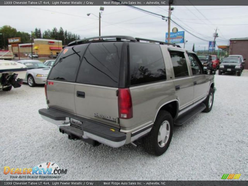 1999 Chevrolet Tahoe LT 4x4 Light Pewter Metallic / Gray Photo #5