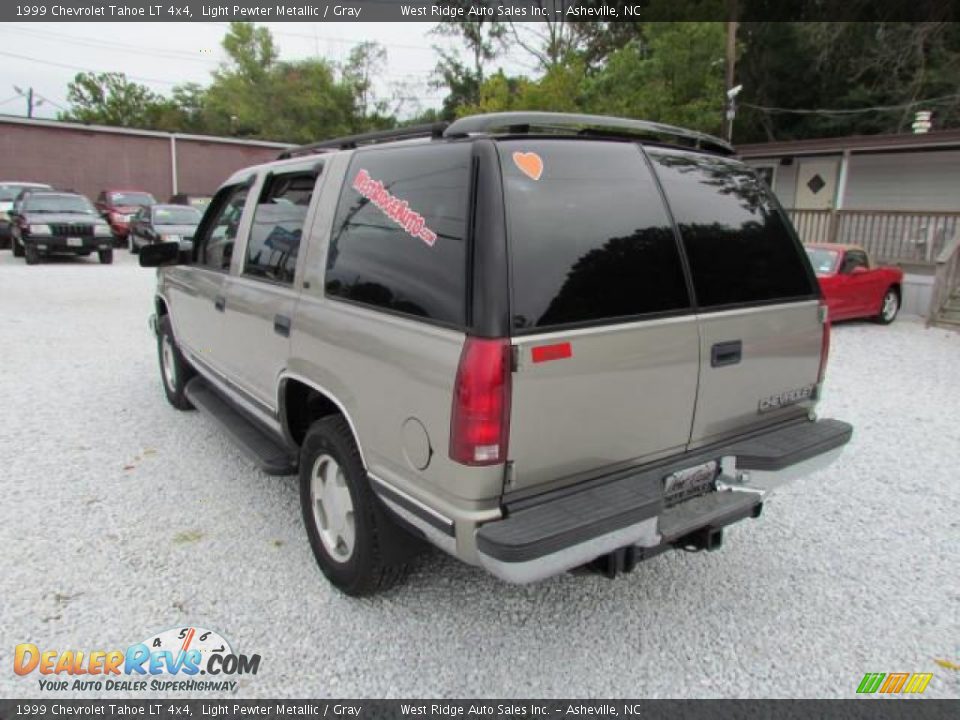 1999 Chevrolet Tahoe LT 4x4 Light Pewter Metallic / Gray Photo #7