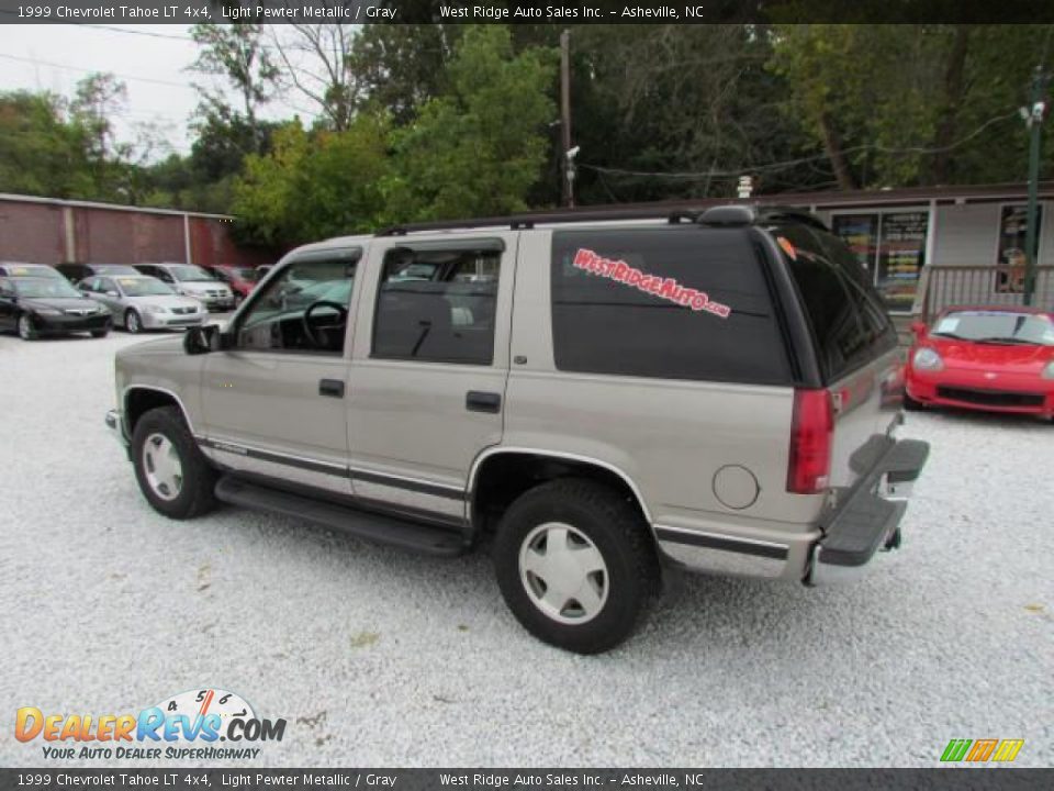1999 Chevrolet Tahoe LT 4x4 Light Pewter Metallic / Gray Photo #8