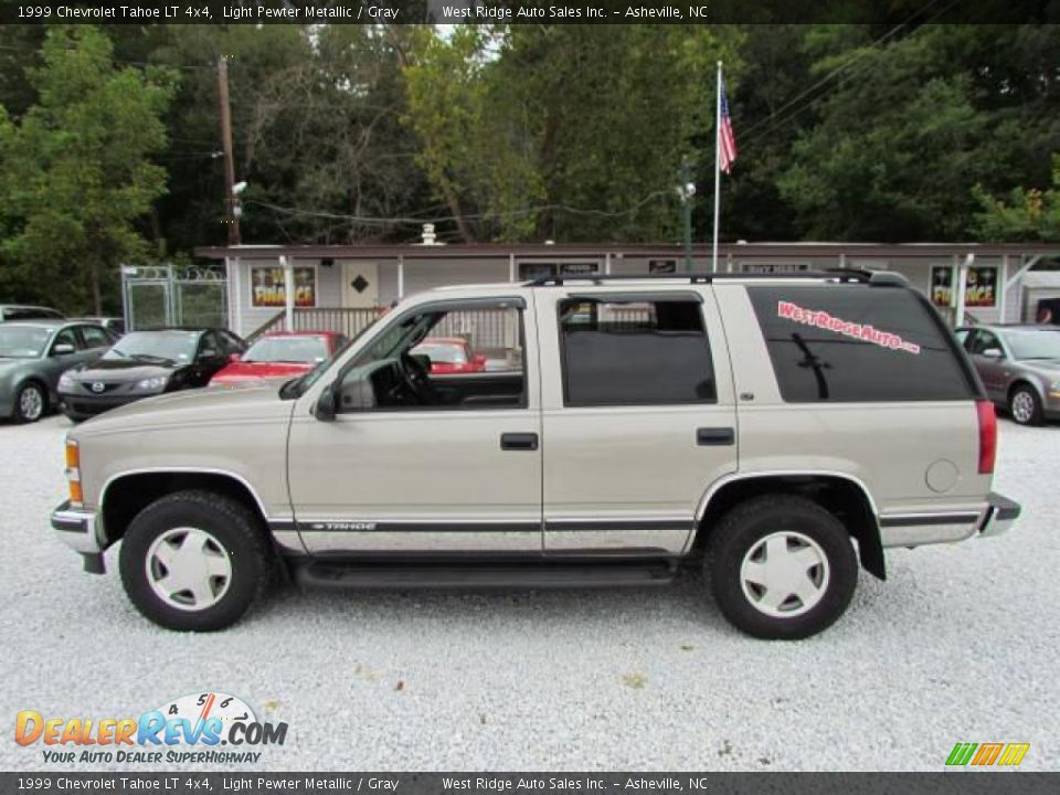 1999 Chevrolet Tahoe LT 4x4 Light Pewter Metallic / Gray Photo #9