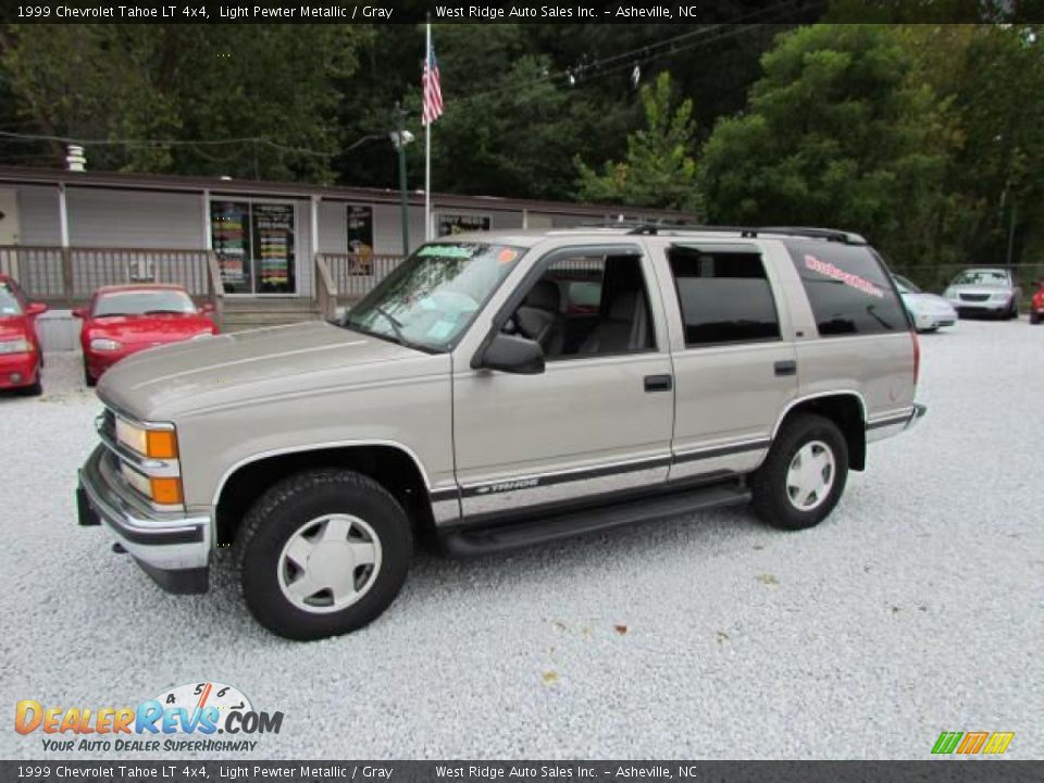 1999 Chevrolet Tahoe LT 4x4 Light Pewter Metallic / Gray Photo #10