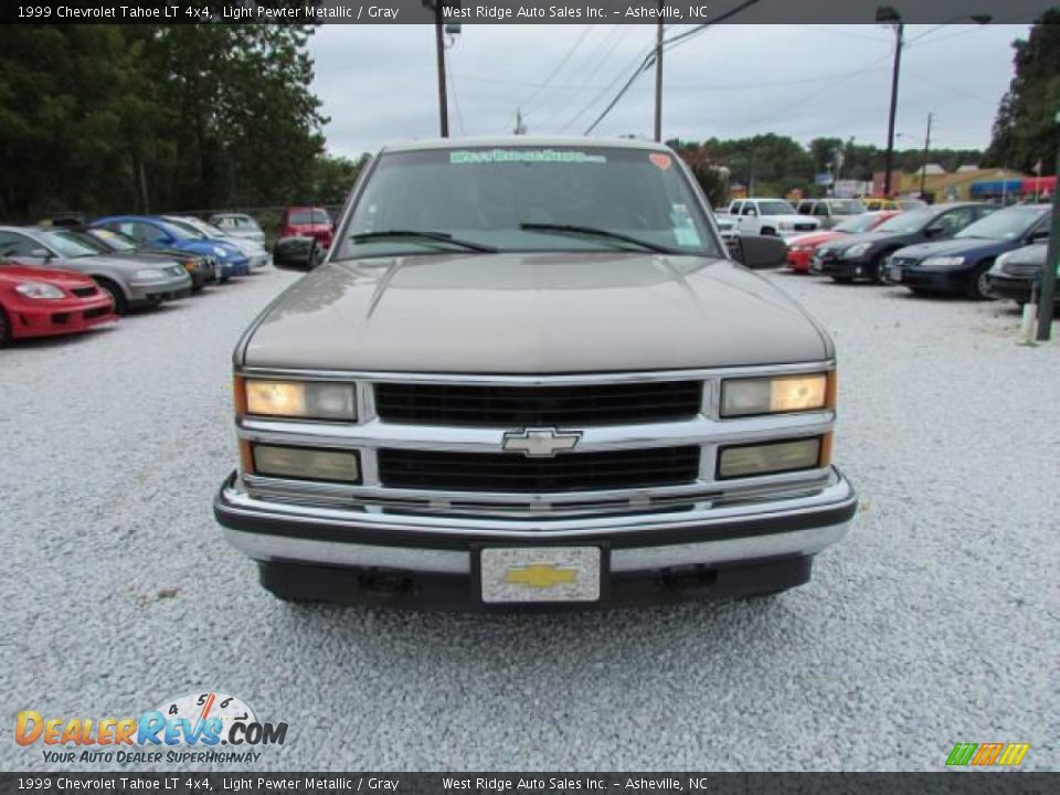 1999 Chevrolet Tahoe LT 4x4 Light Pewter Metallic / Gray Photo #12