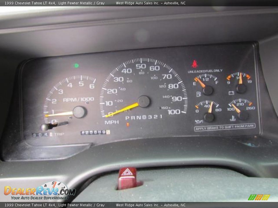 1999 Chevrolet Tahoe LT 4x4 Light Pewter Metallic / Gray Photo #18
