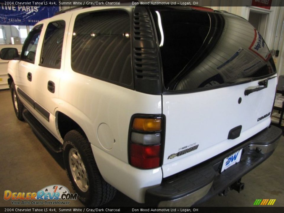 2004 Chevrolet Tahoe LS 4x4 Summit White / Gray/Dark Charcoal Photo #3