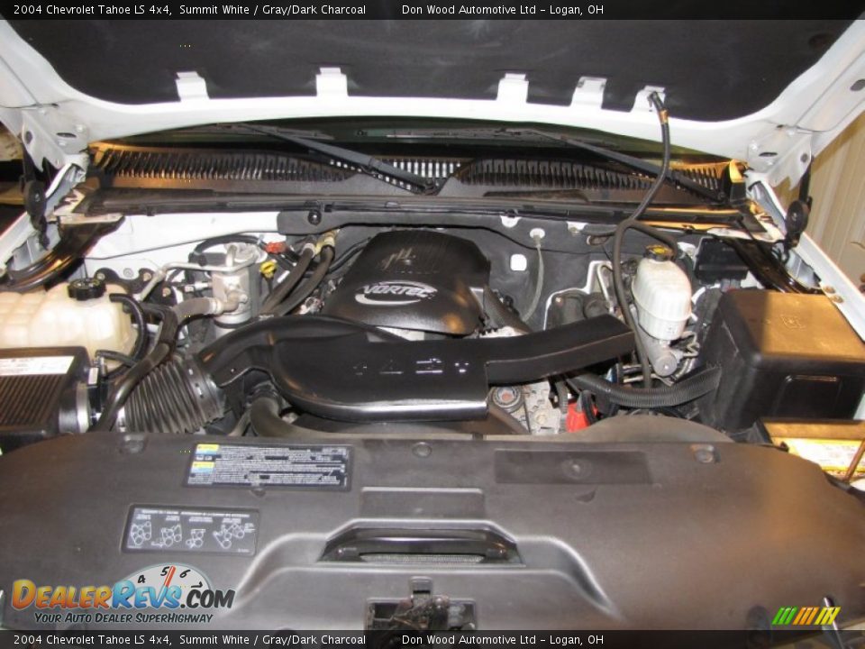2004 Chevrolet Tahoe LS 4x4 Summit White / Gray/Dark Charcoal Photo #8