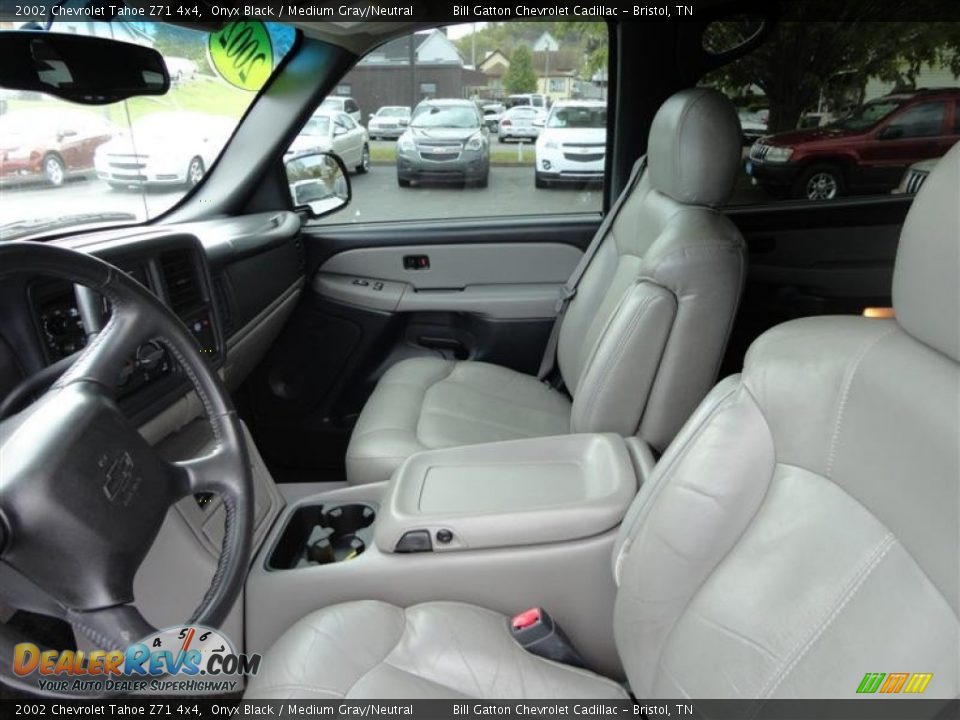 2002 Chevrolet Tahoe Z71 4x4 Onyx Black / Medium Gray/Neutral Photo #7