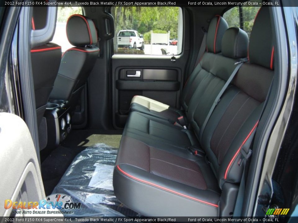 Rear Seat of 2012 Ford F150 FX4 SuperCrew 4x4 Photo #6