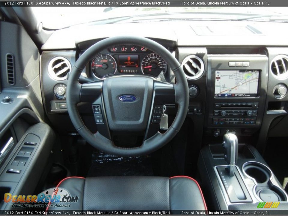 Dashboard of 2012 Ford F150 FX4 SuperCrew 4x4 Photo #8