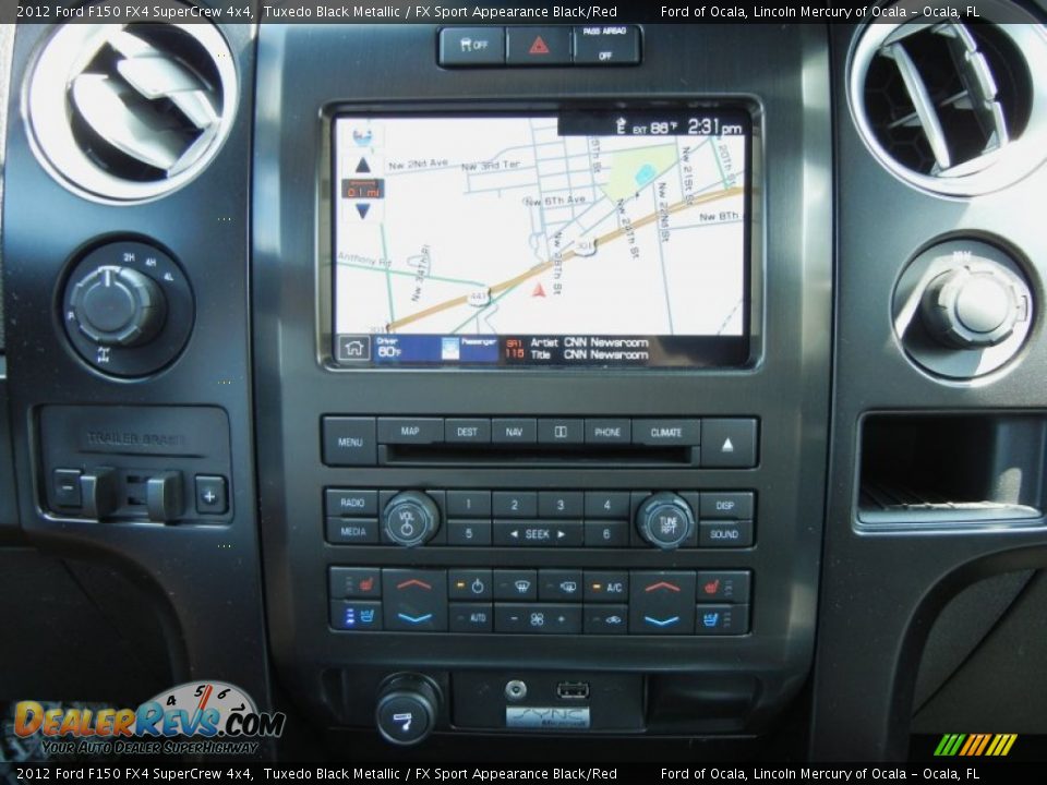 Navigation of 2012 Ford F150 FX4 SuperCrew 4x4 Photo #10