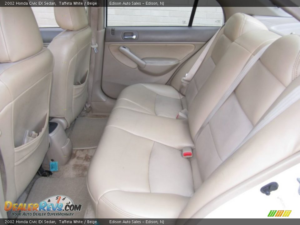 Rear Seat of 2002 Honda Civic EX Sedan Photo #17
