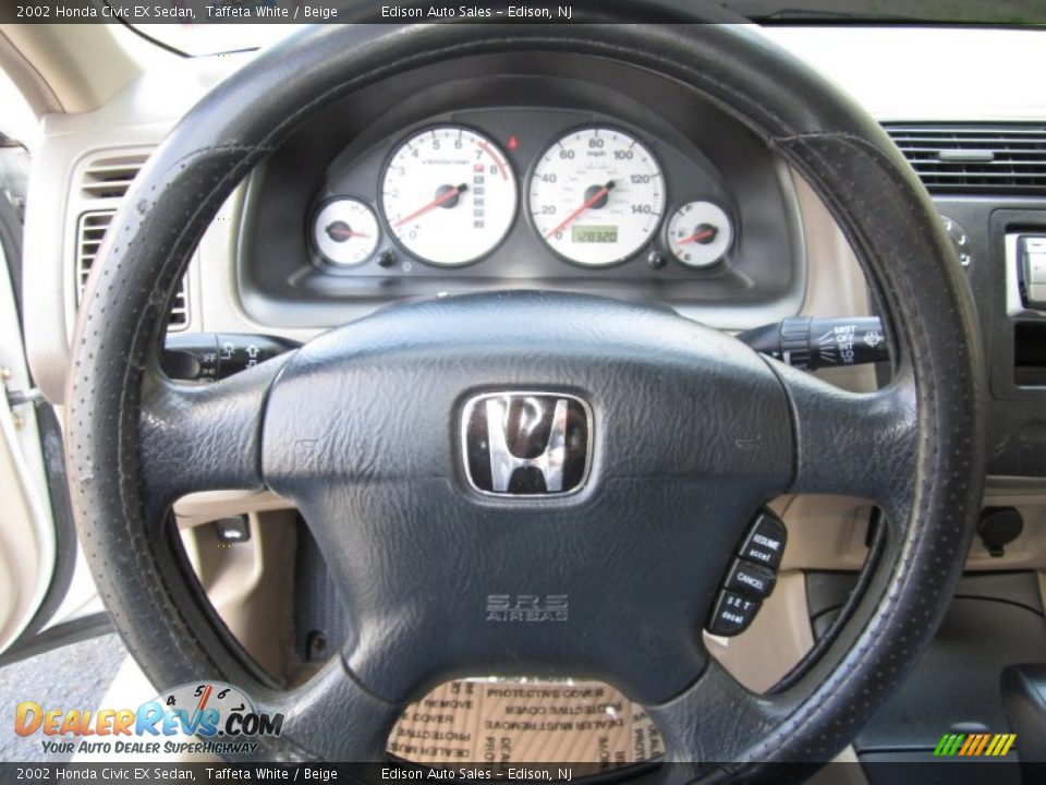 2002 Honda Civic EX Sedan Steering Wheel Photo #23