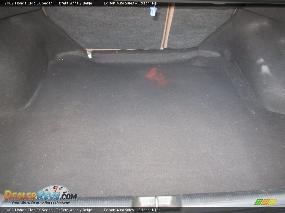 2002 Honda Civic EX Sedan Taffeta White / Beige Photo #26
