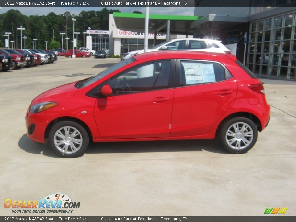 2012 Mazda MAZDA2 Sport True Red / Black Photo #2