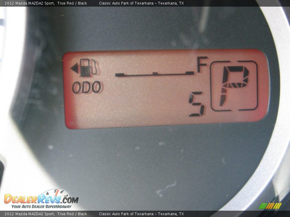 2012 Mazda MAZDA2 Sport True Red / Black Photo #11