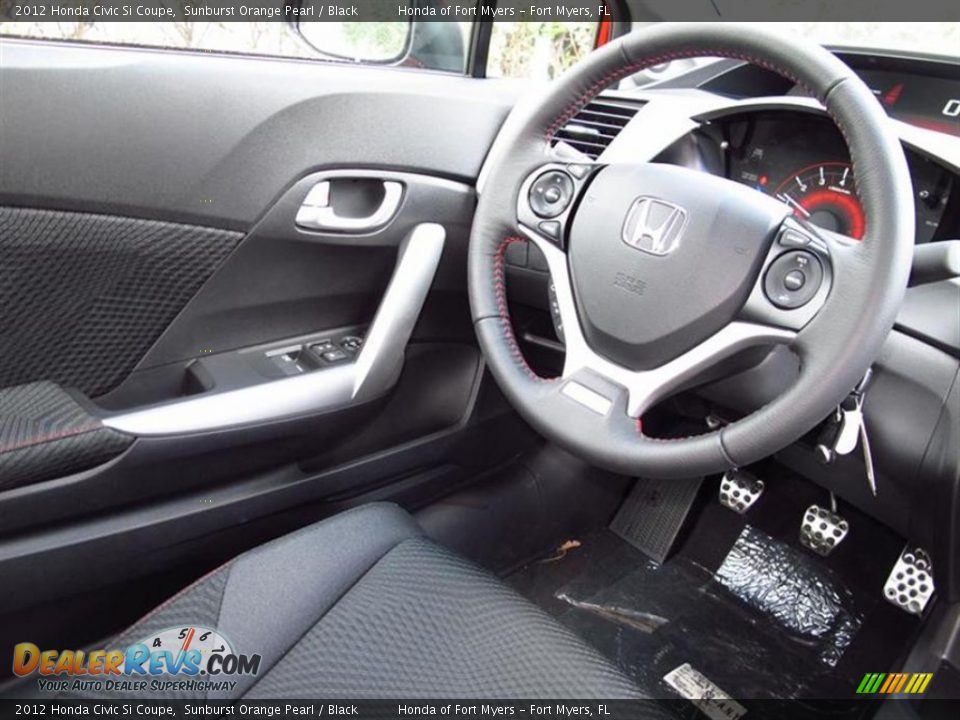 2012 Honda Civic Si Coupe Steering Wheel Photo #5