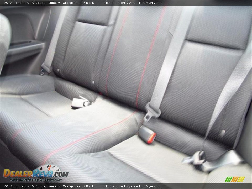 Rear Seat of 2012 Honda Civic Si Coupe Photo #8