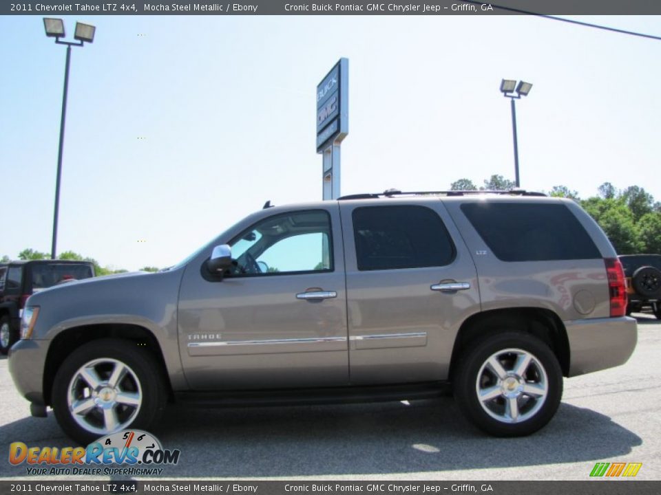2011 Chevrolet Tahoe LTZ 4x4 Mocha Steel Metallic / Ebony Photo #4