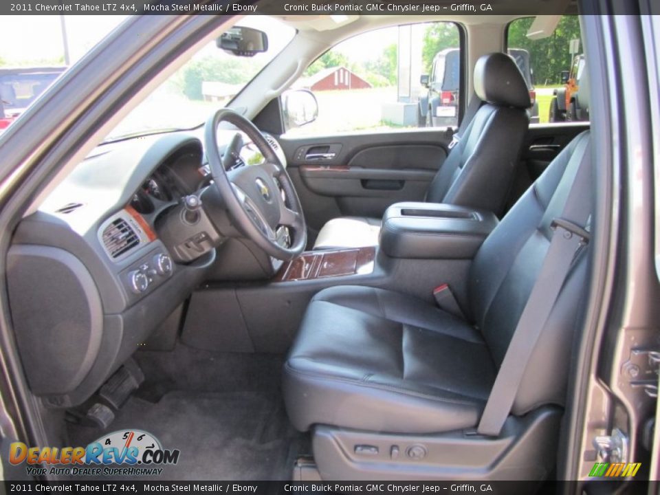 2011 Chevrolet Tahoe LTZ 4x4 Mocha Steel Metallic / Ebony Photo #10