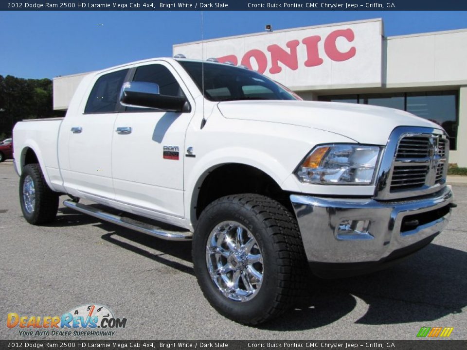 2012 Dodge Ram 2500 HD Laramie Mega Cab 4x4 Bright White / Dark Slate Photo #1