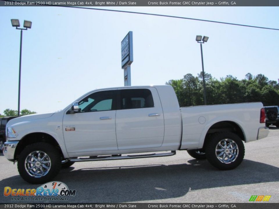 2012 Dodge Ram 2500 HD Laramie Mega Cab 4x4 Bright White / Dark Slate Photo #4