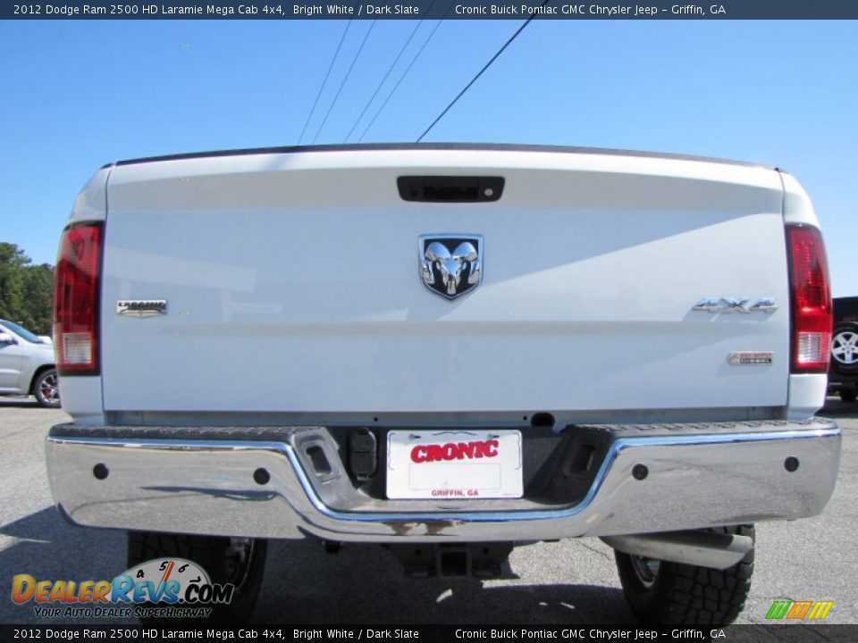 2012 Dodge Ram 2500 HD Laramie Mega Cab 4x4 Bright White / Dark Slate Photo #6