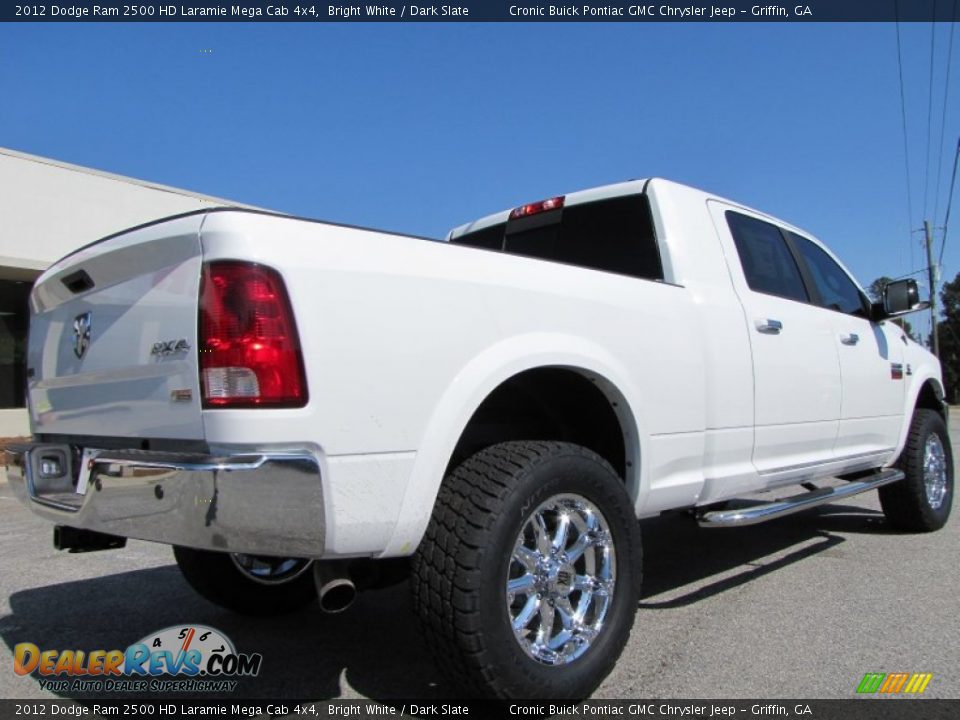 2012 Dodge Ram 2500 HD Laramie Mega Cab 4x4 Bright White / Dark Slate Photo #7