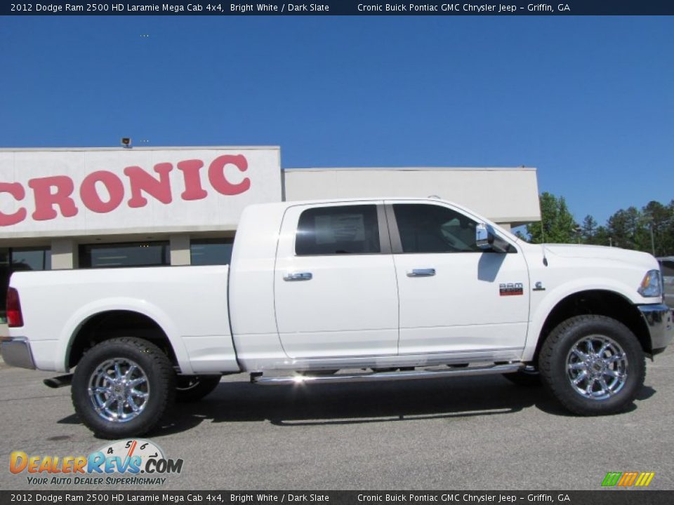 2012 Dodge Ram 2500 HD Laramie Mega Cab 4x4 Bright White / Dark Slate Photo #8