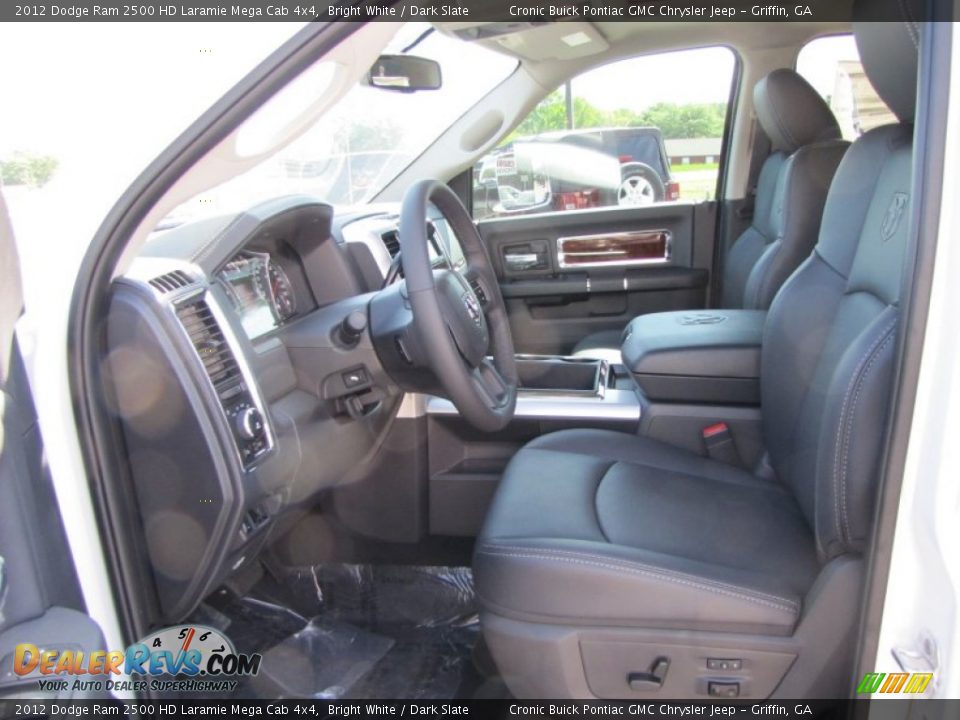 Dark Slate Interior - 2012 Dodge Ram 2500 HD Laramie Mega Cab 4x4 Photo #11