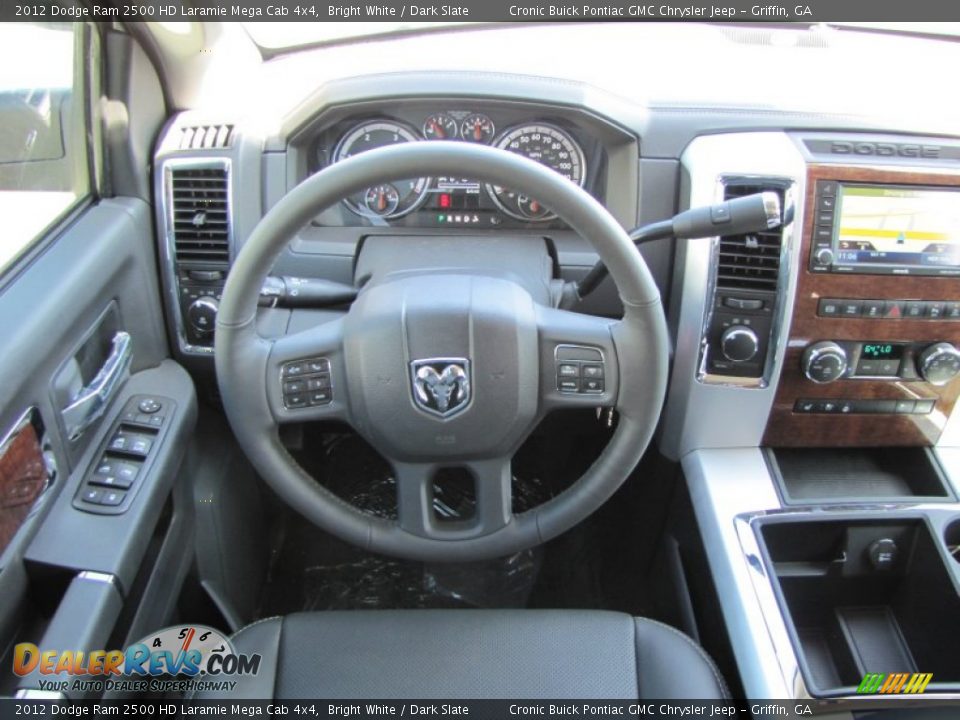 2012 Dodge Ram 2500 HD Laramie Mega Cab 4x4 Bright White / Dark Slate Photo #16