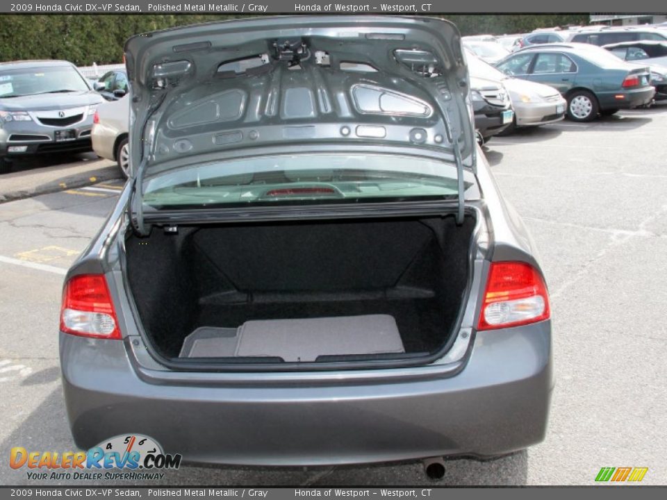 2009 Honda Civic DX-VP Sedan Polished Metal Metallic / Gray Photo #9