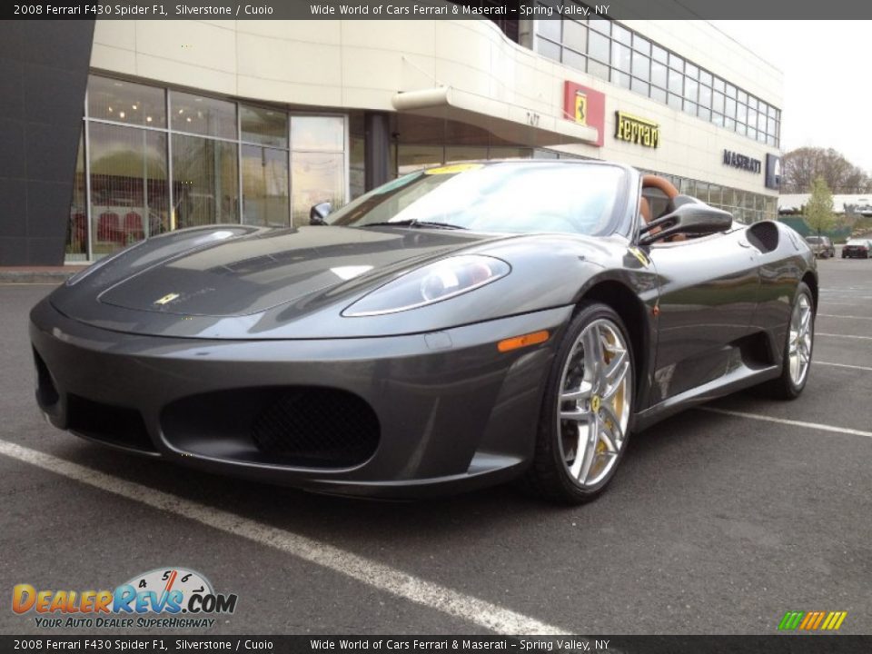 2008 Ferrari F430 Spider F1 Silverstone / Cuoio Photo #3