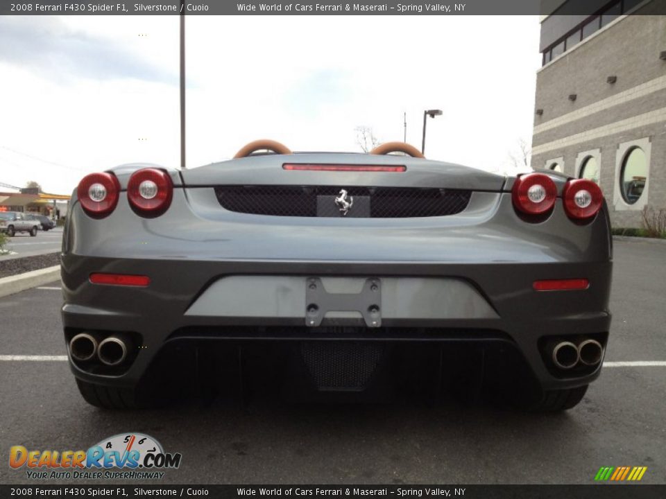 2008 Ferrari F430 Spider F1 Silverstone / Cuoio Photo #6