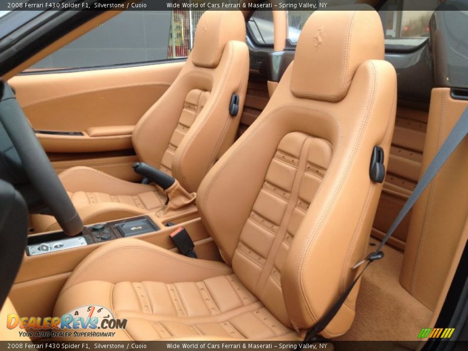 Cuoio Interior - 2008 Ferrari F430 Spider F1 Photo #20