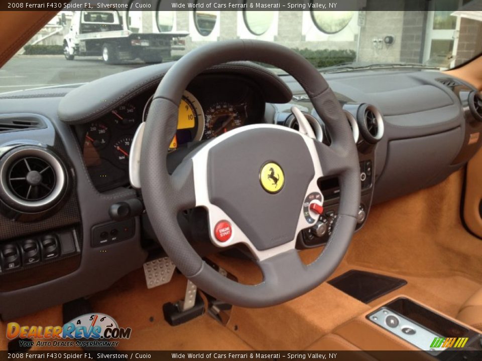 2008 Ferrari F430 Spider F1 Silverstone / Cuoio Photo #22