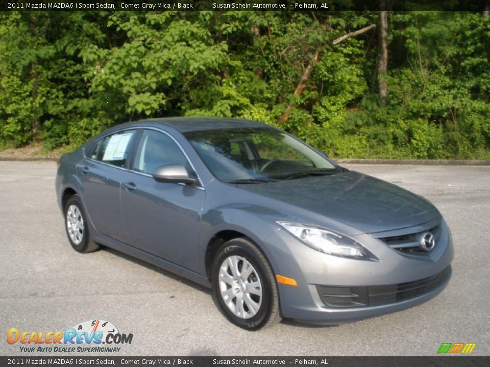 2011 Mazda MAZDA6 i Sport Sedan Comet Gray Mica / Black Photo #1