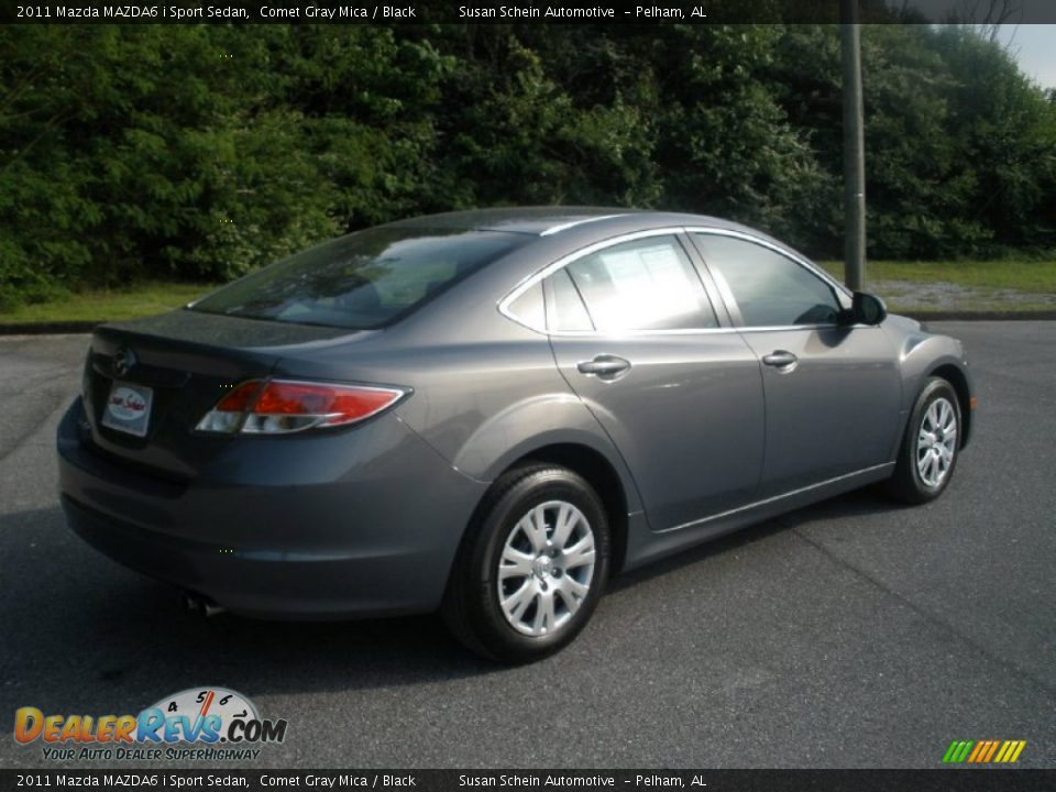 2011 Mazda MAZDA6 i Sport Sedan Comet Gray Mica / Black Photo #7