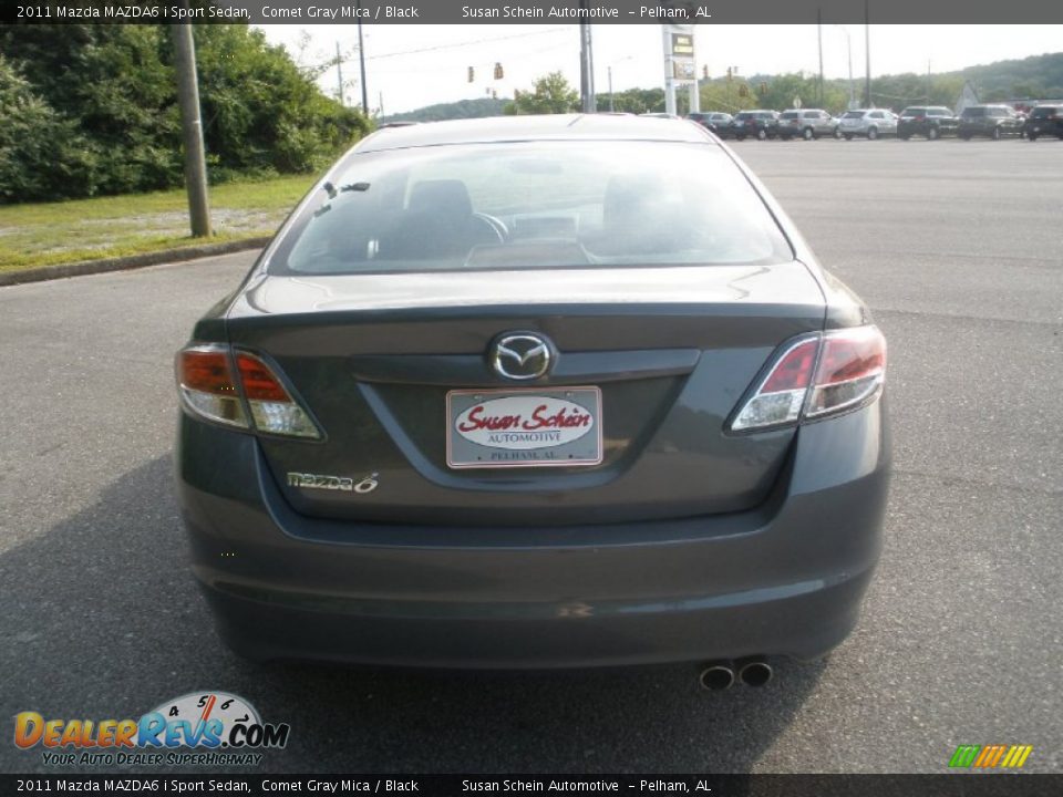 2011 Mazda MAZDA6 i Sport Sedan Comet Gray Mica / Black Photo #8