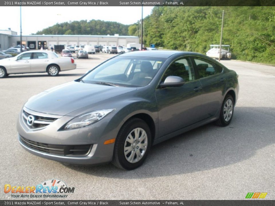 2011 Mazda MAZDA6 i Sport Sedan Comet Gray Mica / Black Photo #11