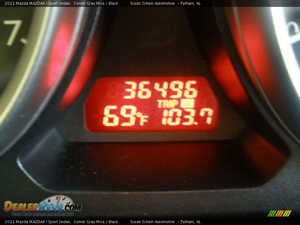 2011 Mazda MAZDA6 i Sport Sedan Comet Gray Mica / Black Photo #23