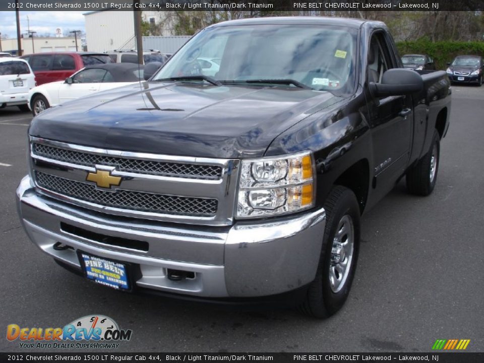 2012 Chevrolet Silverado 1500 LT Regular Cab 4x4 Black / Light Titanium/Dark Titanium Photo #1