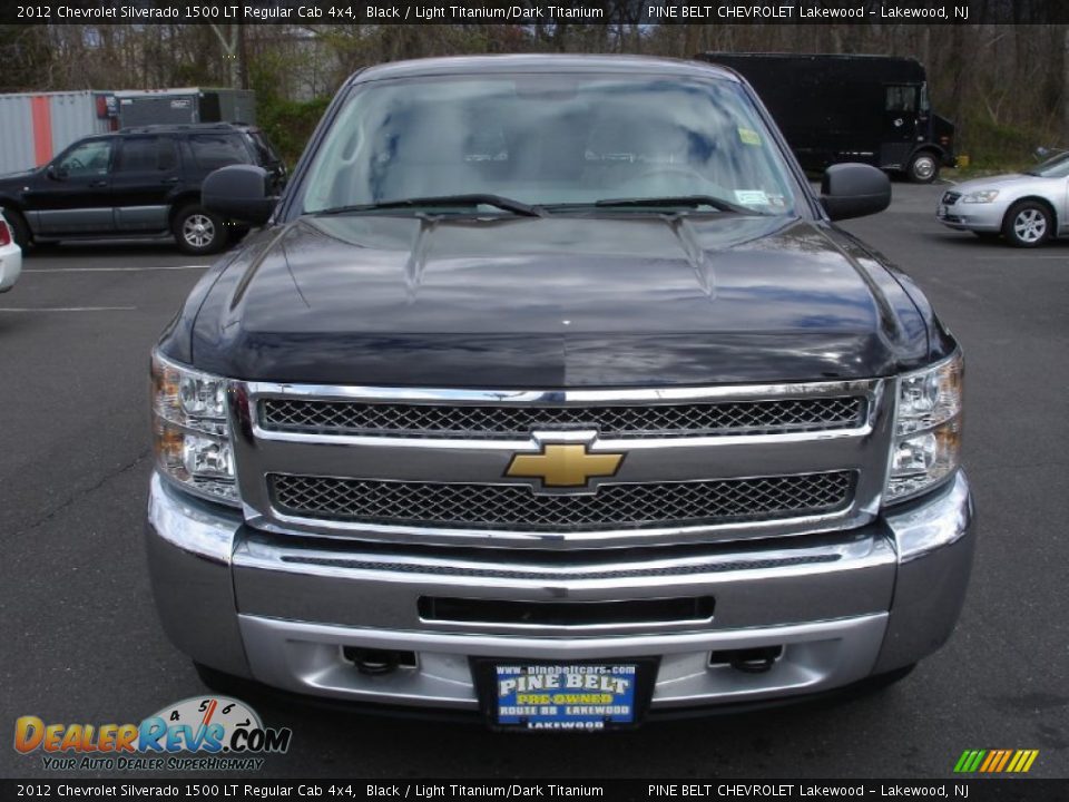 2012 Chevrolet Silverado 1500 LT Regular Cab 4x4 Black / Light Titanium/Dark Titanium Photo #2