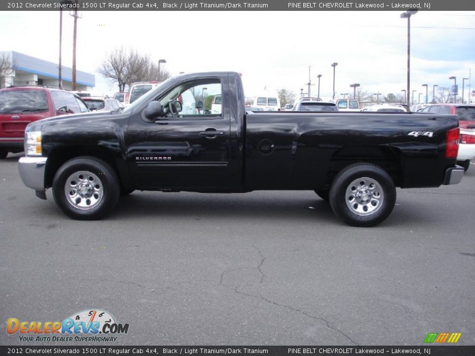 Black 2012 Chevrolet Silverado 1500 LT Regular Cab 4x4 Photo #9